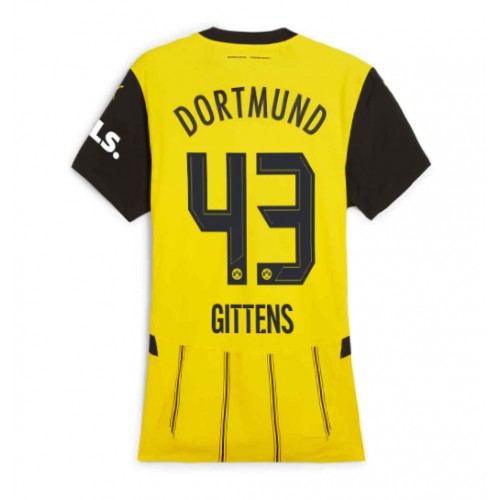 Ženski Nogometni dresi Borussia Dortmund Jamie Bynoe-Gittens #43 Domači 2024-25 Kratek Rokav